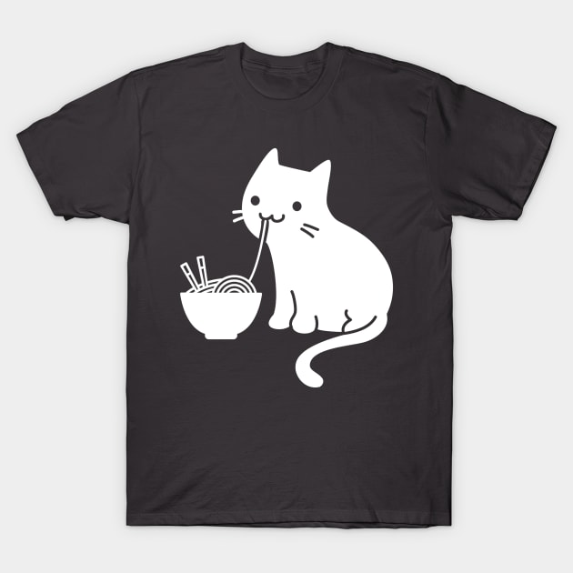 Cats And Ramen T-Shirt by LoganArt